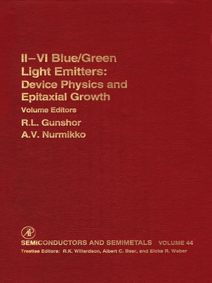 cover image of Ii-Vi Semiconductor Blue/Green Light Emitters